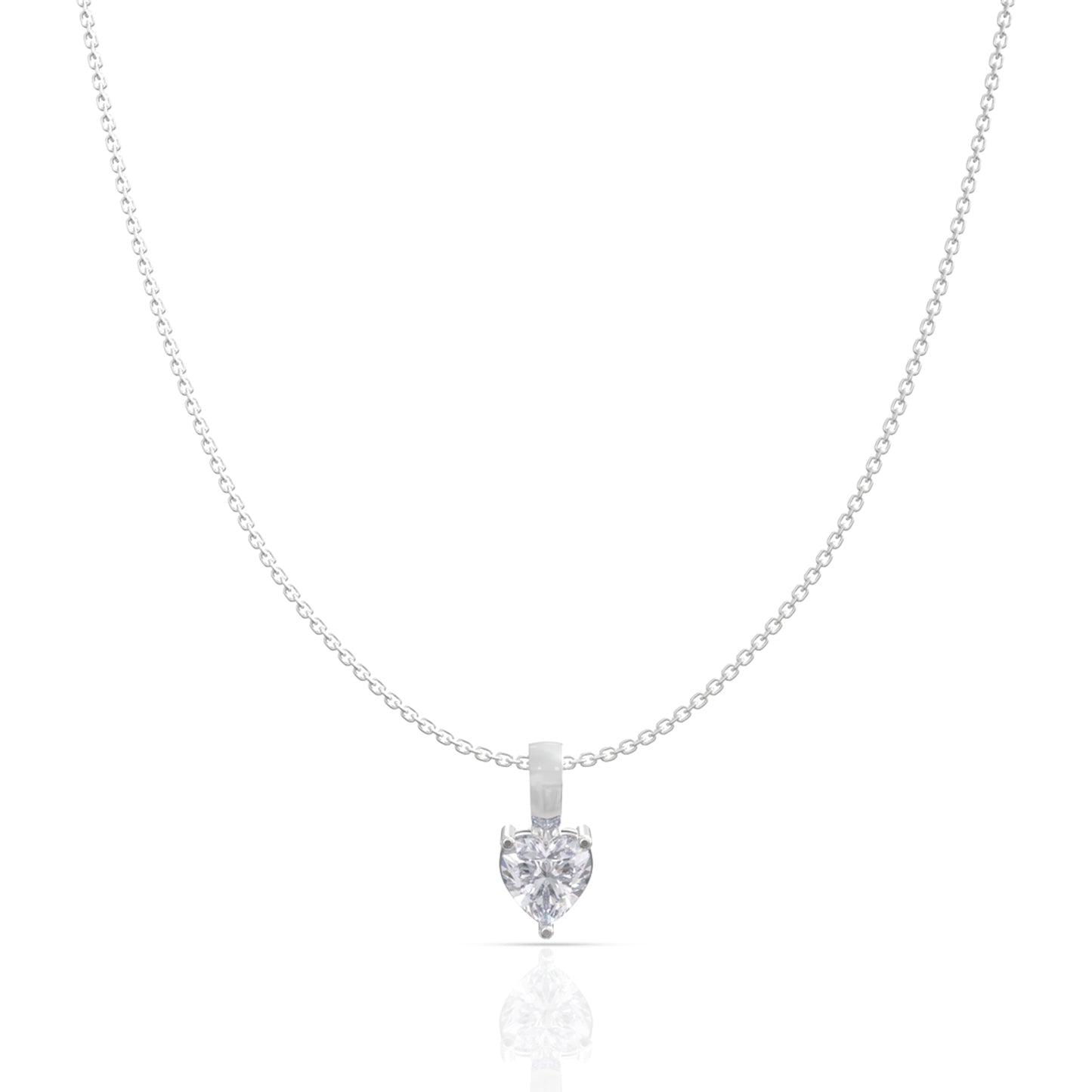 Silver Charismatic Heart Pendant