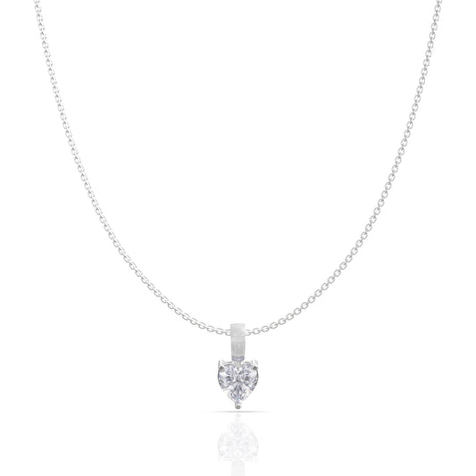Silver Charismatic Heart Pendant