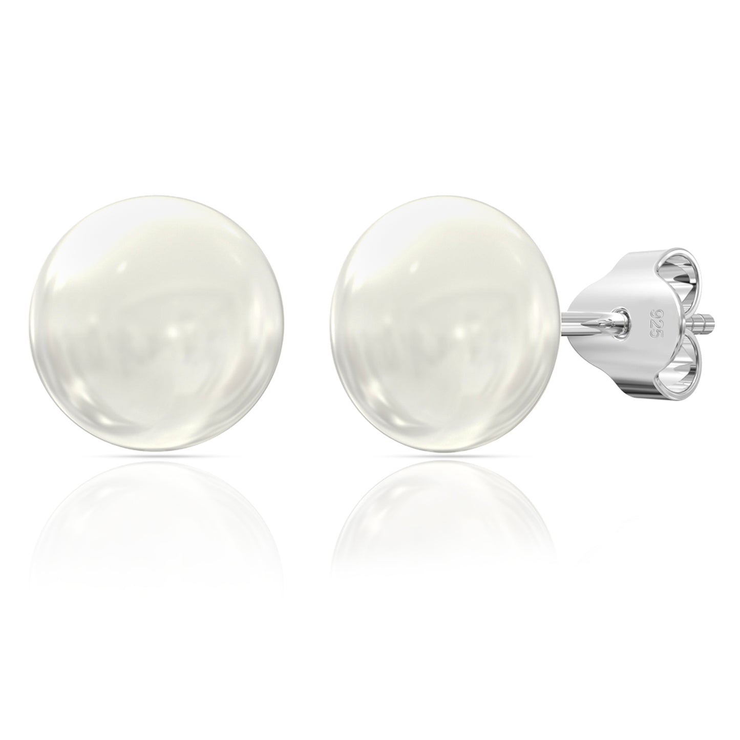 Classic Pearl Stud Earrings