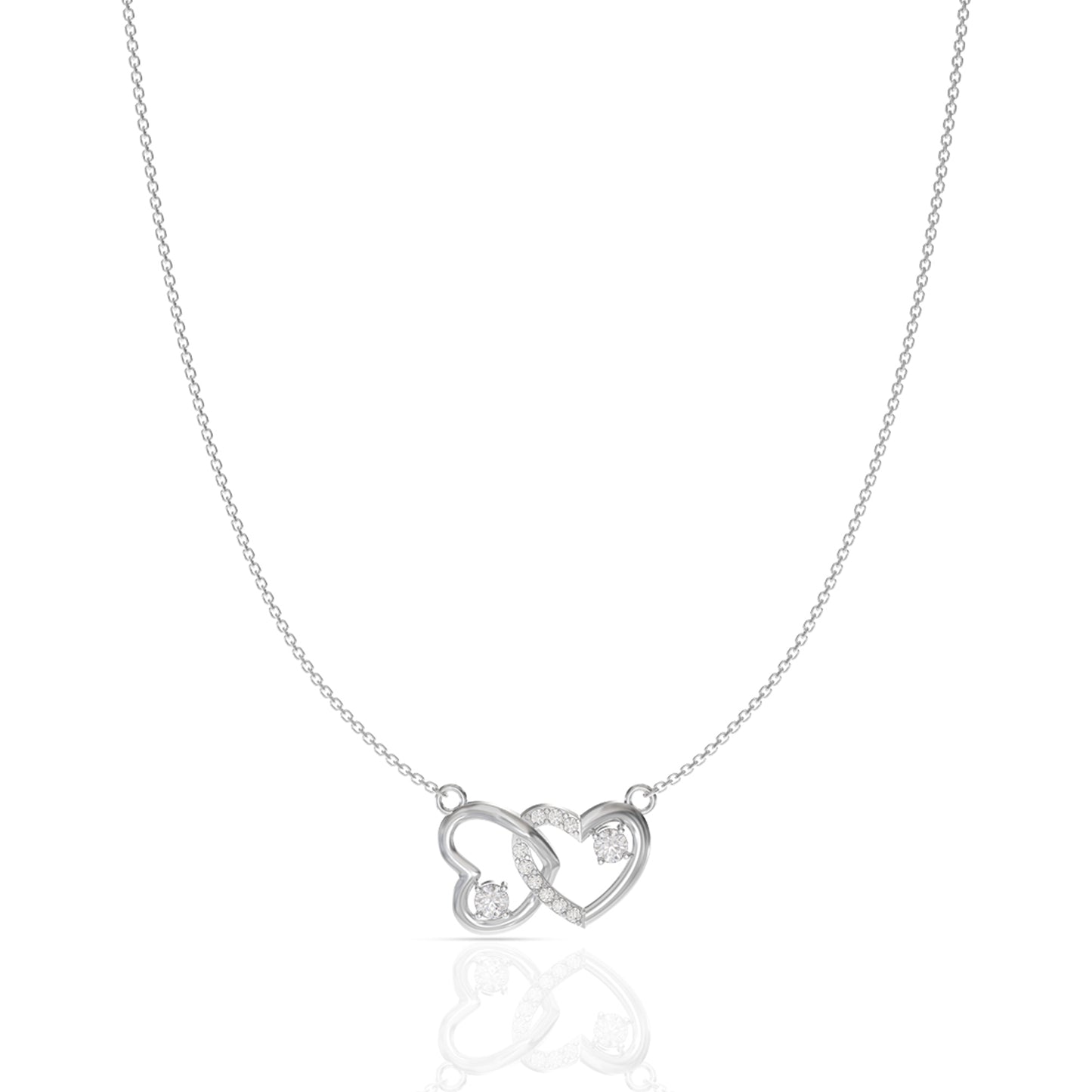 Silver Hearts Pendant