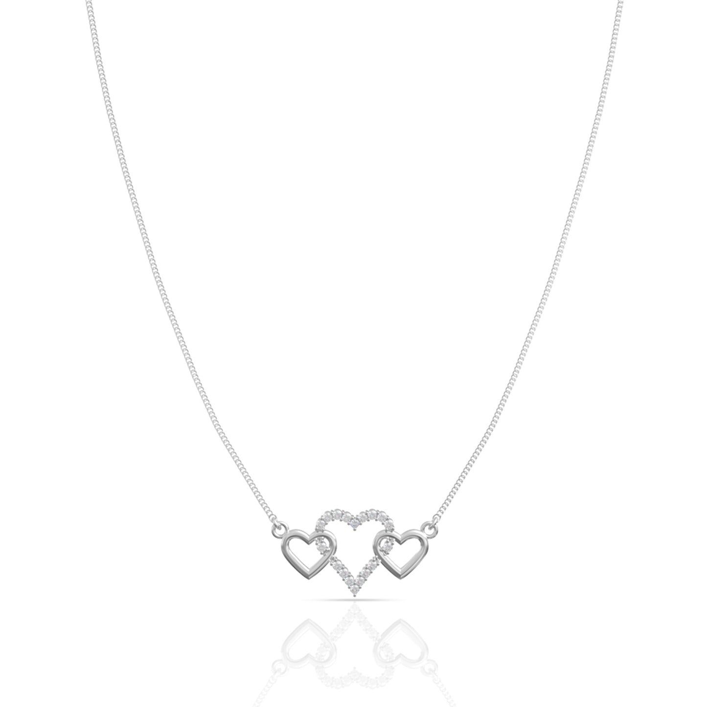 Link in Love Pendant with Chain