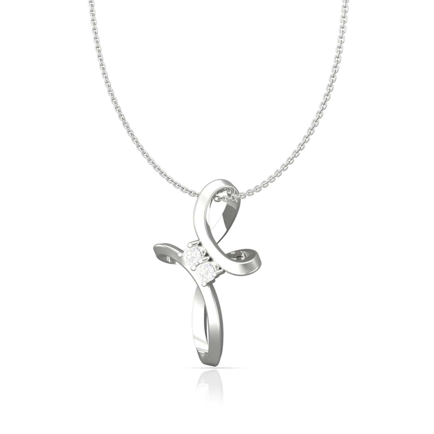 Men's Stylish Silver Cross Locket