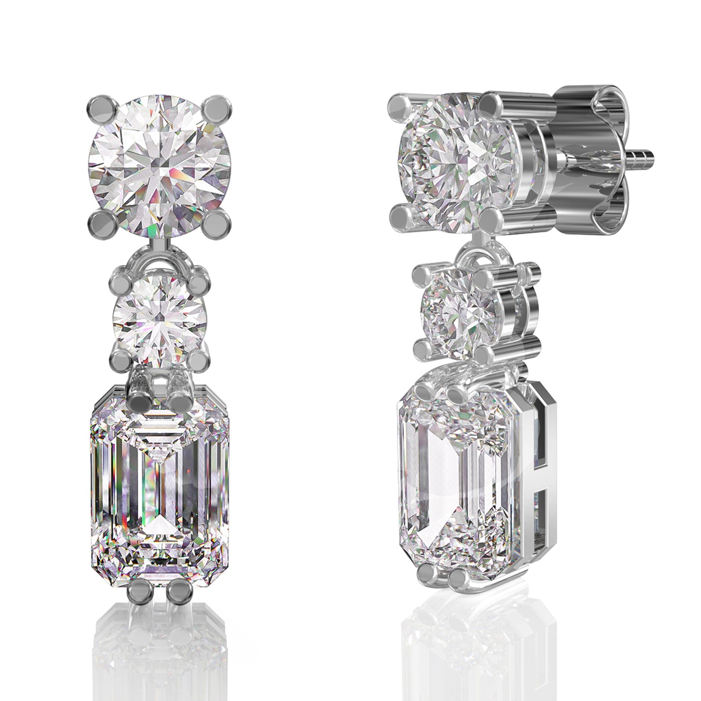 Timeless Silver Dangler Earrings
