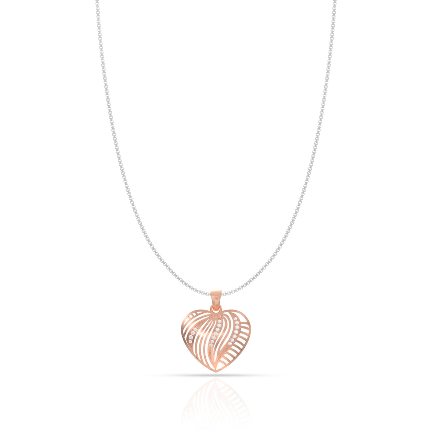 Silver Precious Heart Pendant