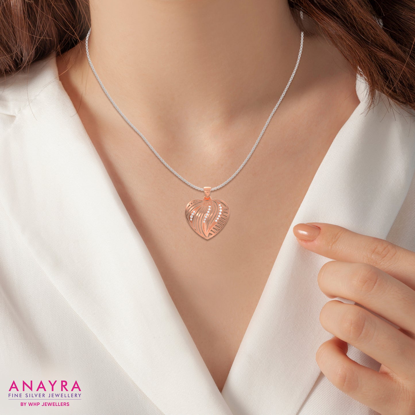 Silver Precious Heart Pendant