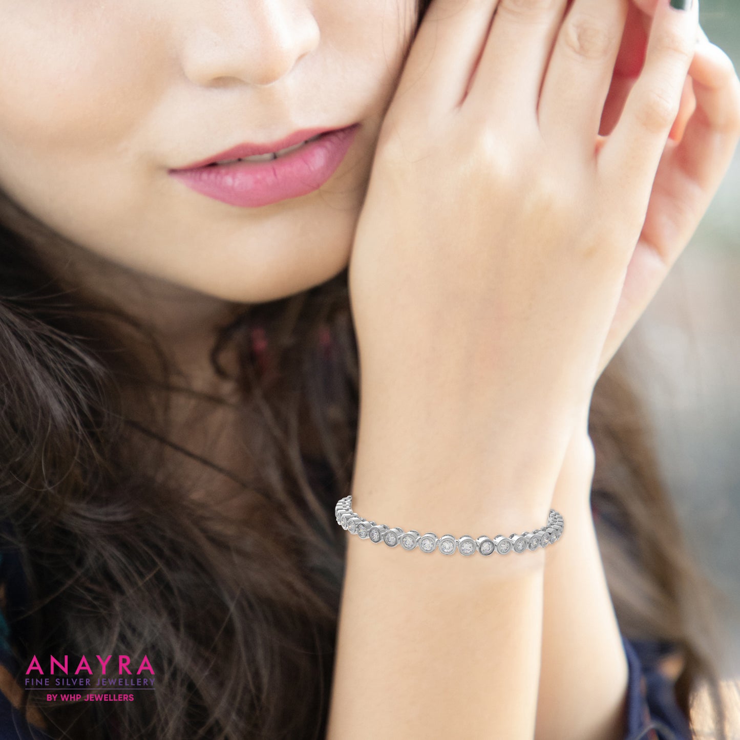 Sparkling Silver Tennis Bracelet