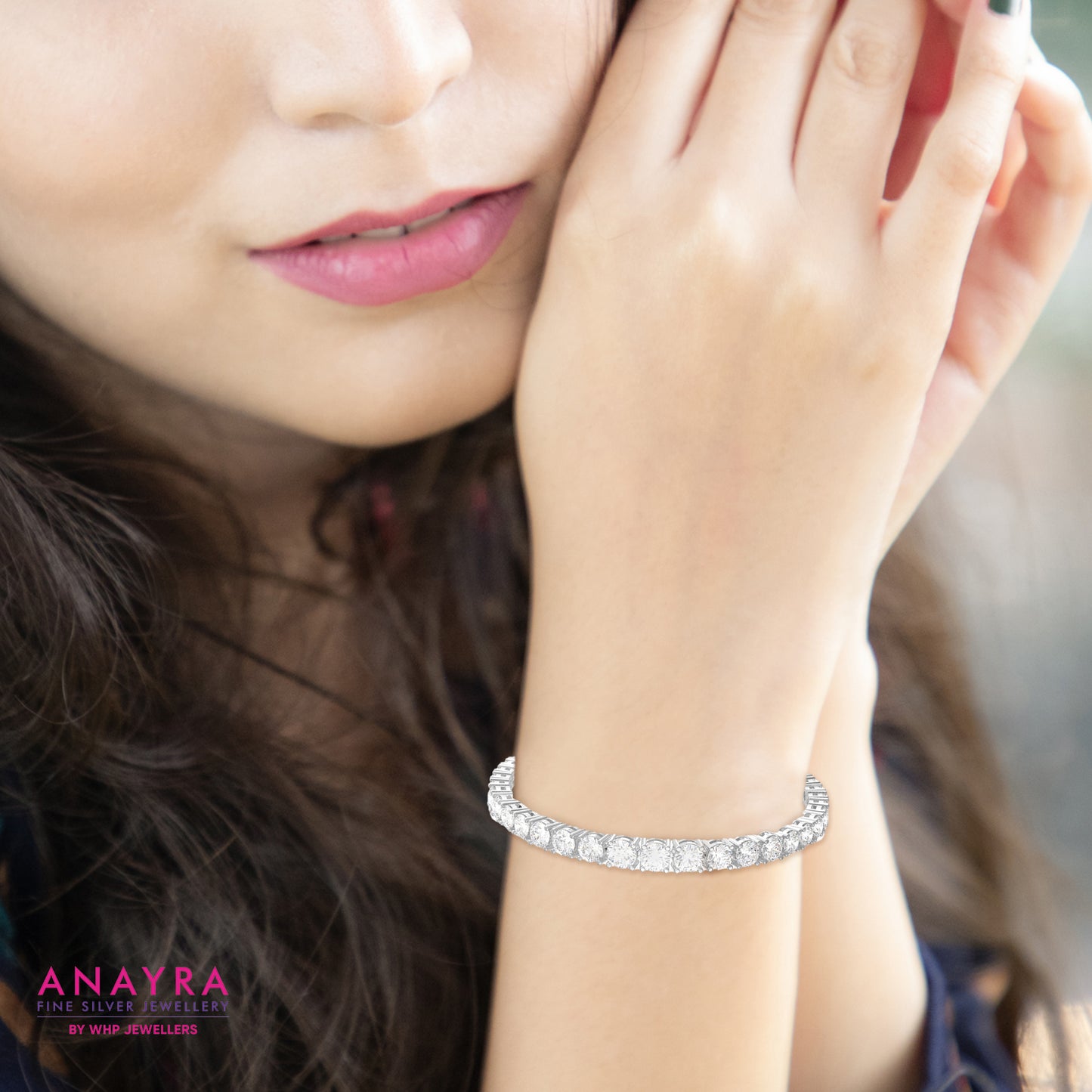 Classic Silver Tennis Bracelet