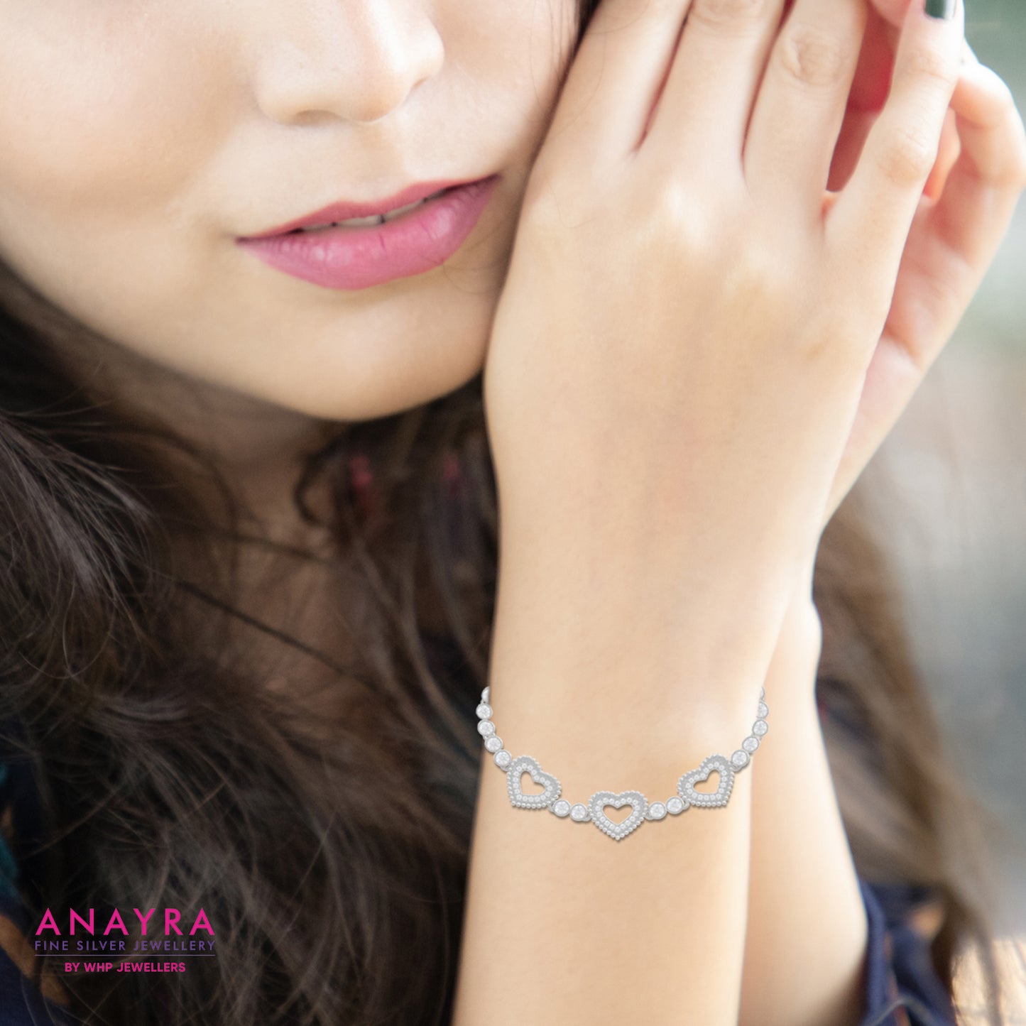 Sterling Silver Heart bracelet