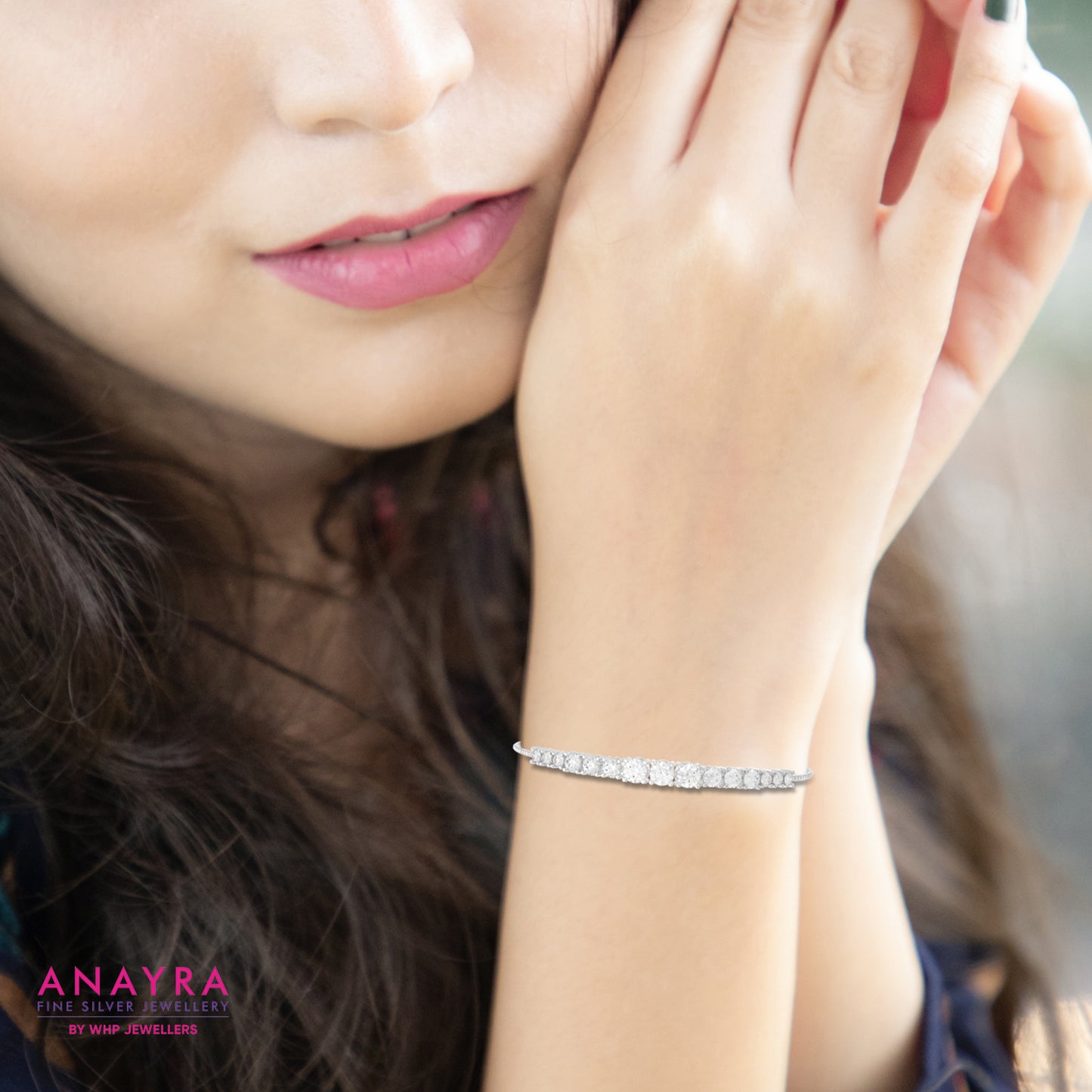 Classic Tennis Bracelet In Sterling Silver