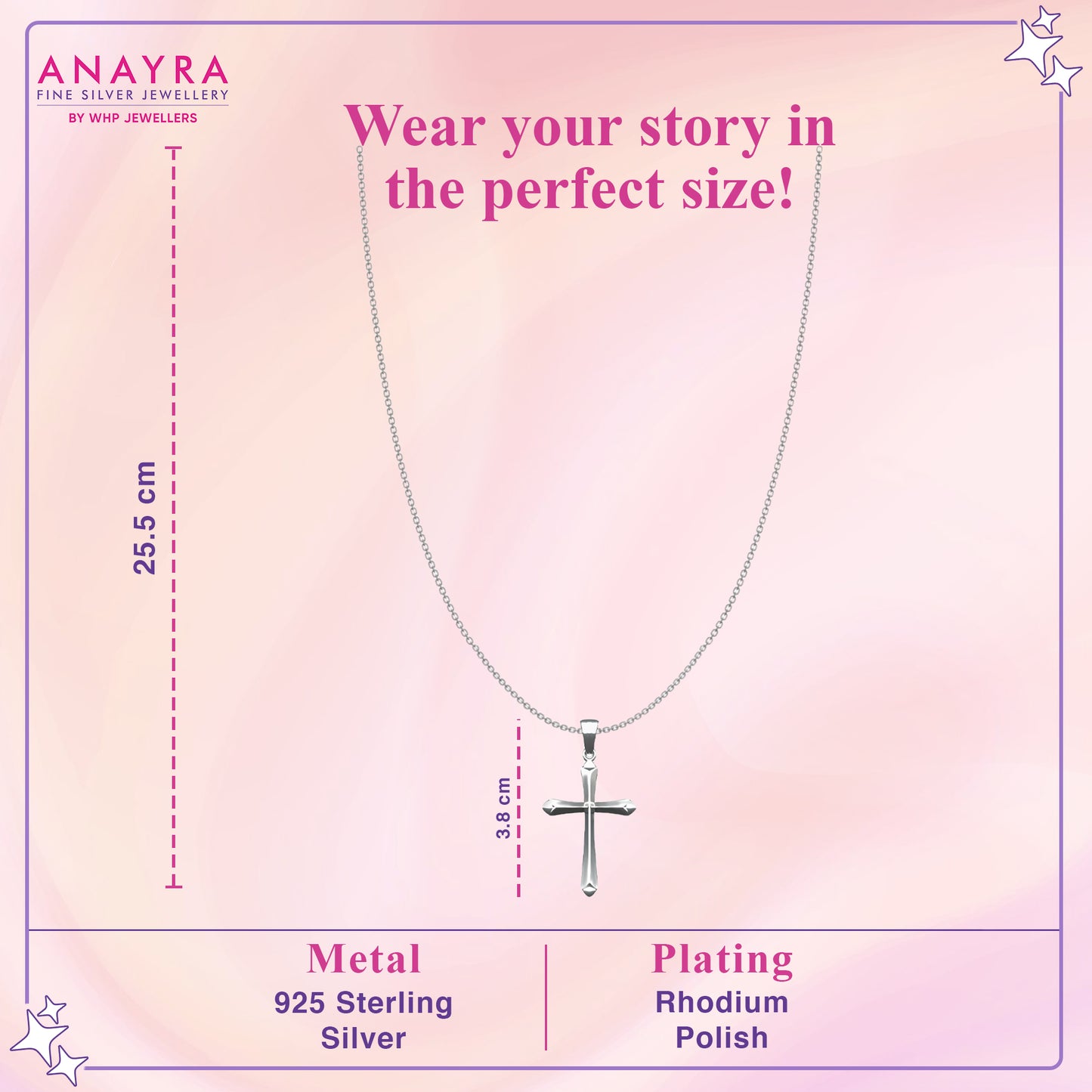 Men's Silver Cross Locket