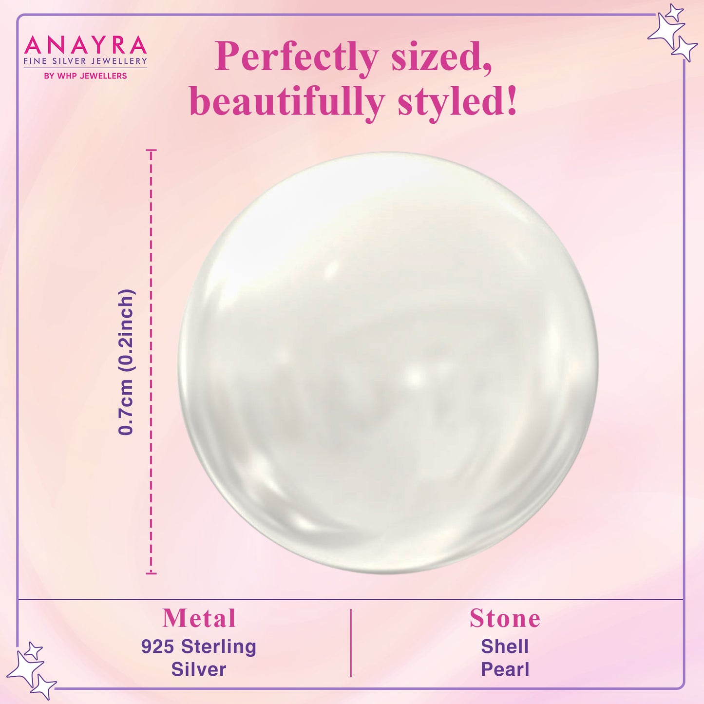 Classic Pearl Stud Earrings