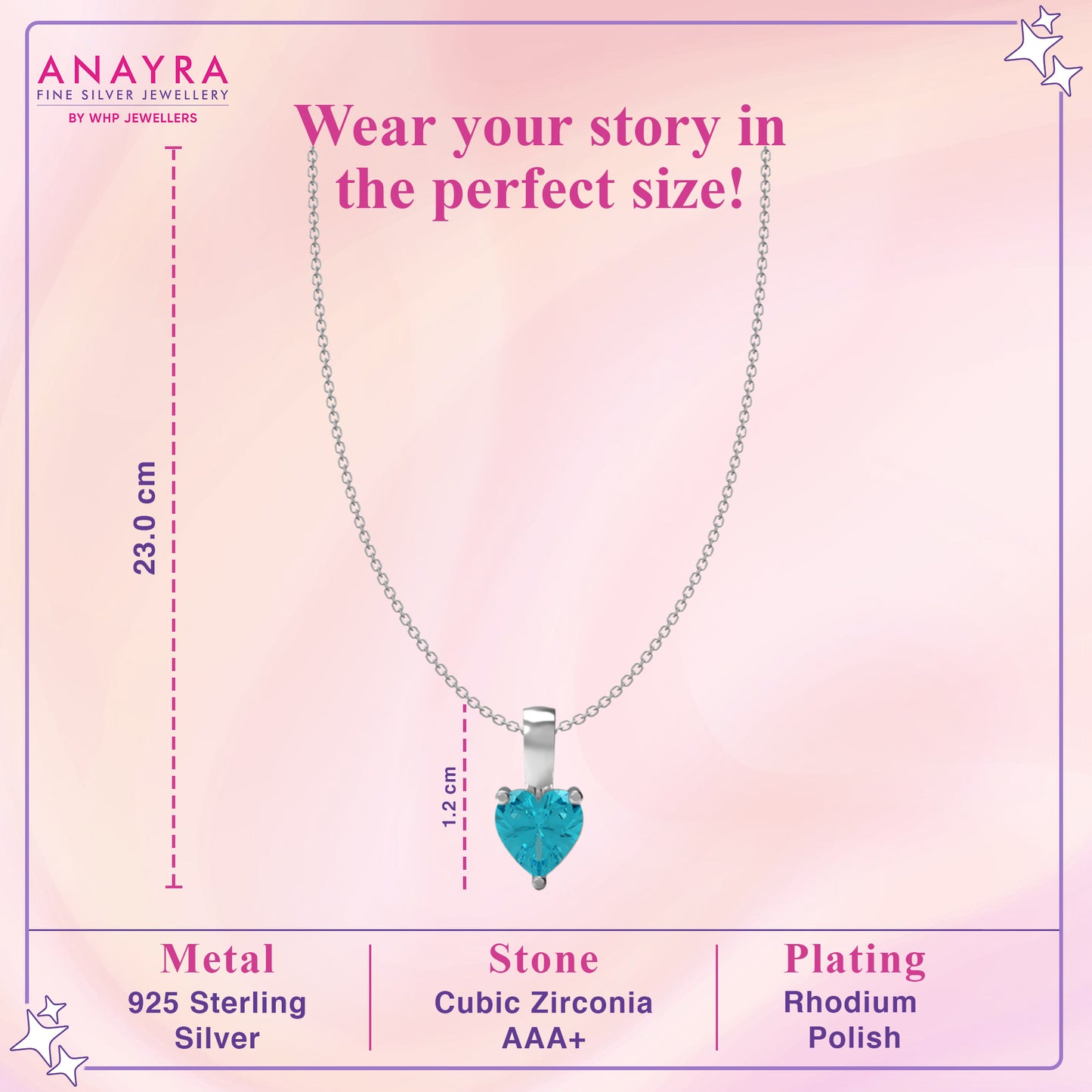 Skybliss Sterling Silver Heart Locket with Chain