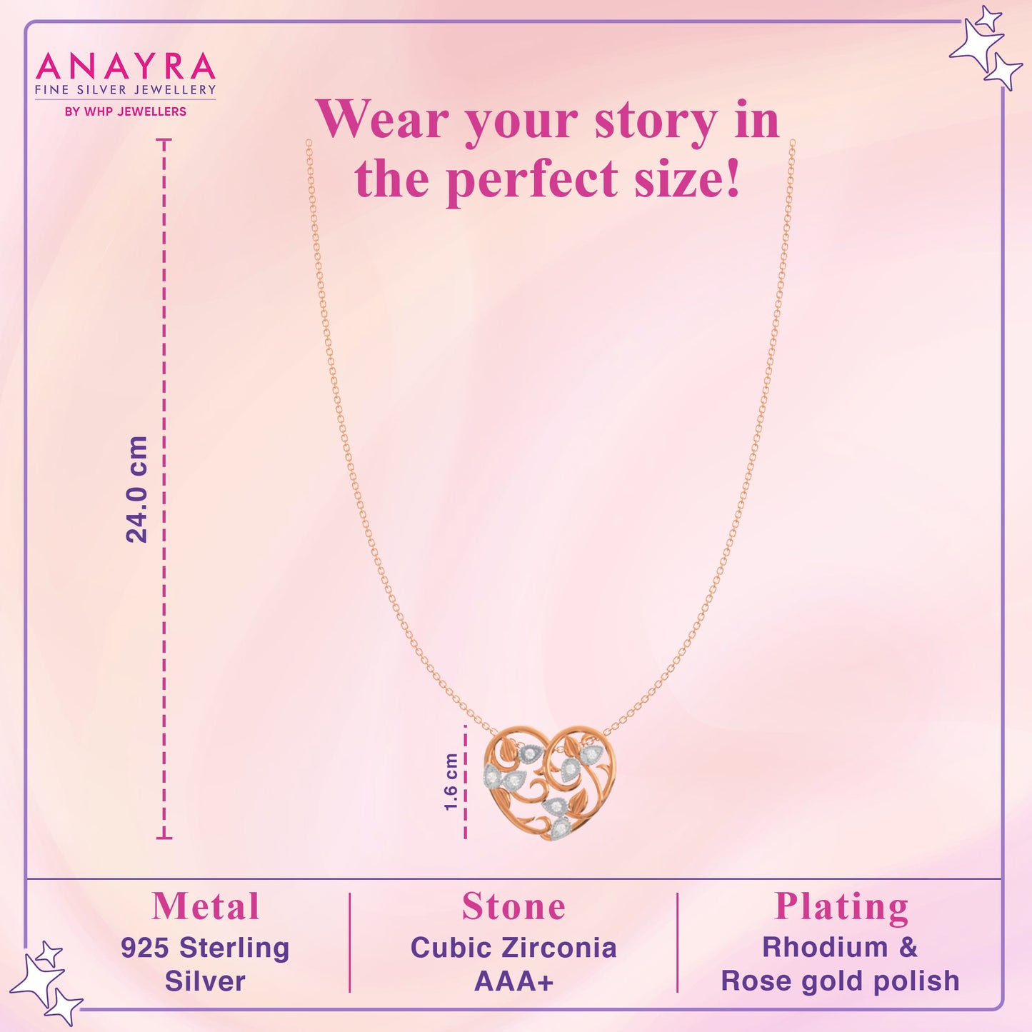 Lovable Silver Heart Pendant