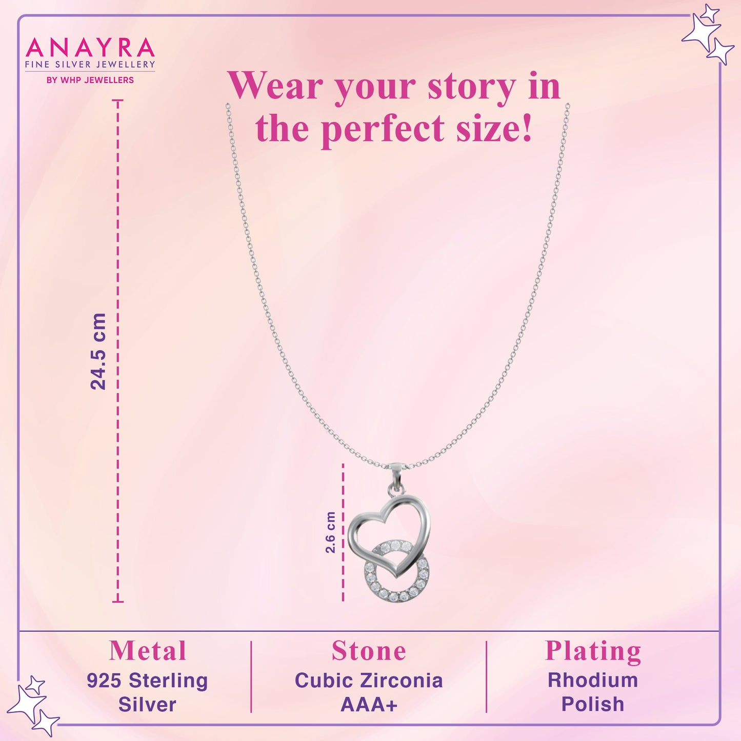 Silver Cupid Diamond Pendant