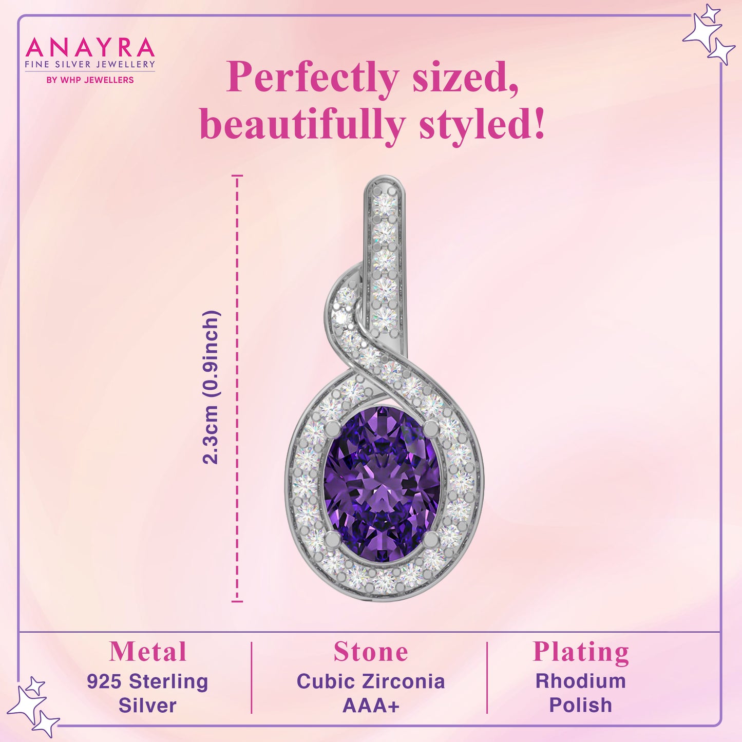 Curving Glory Diamond Earring