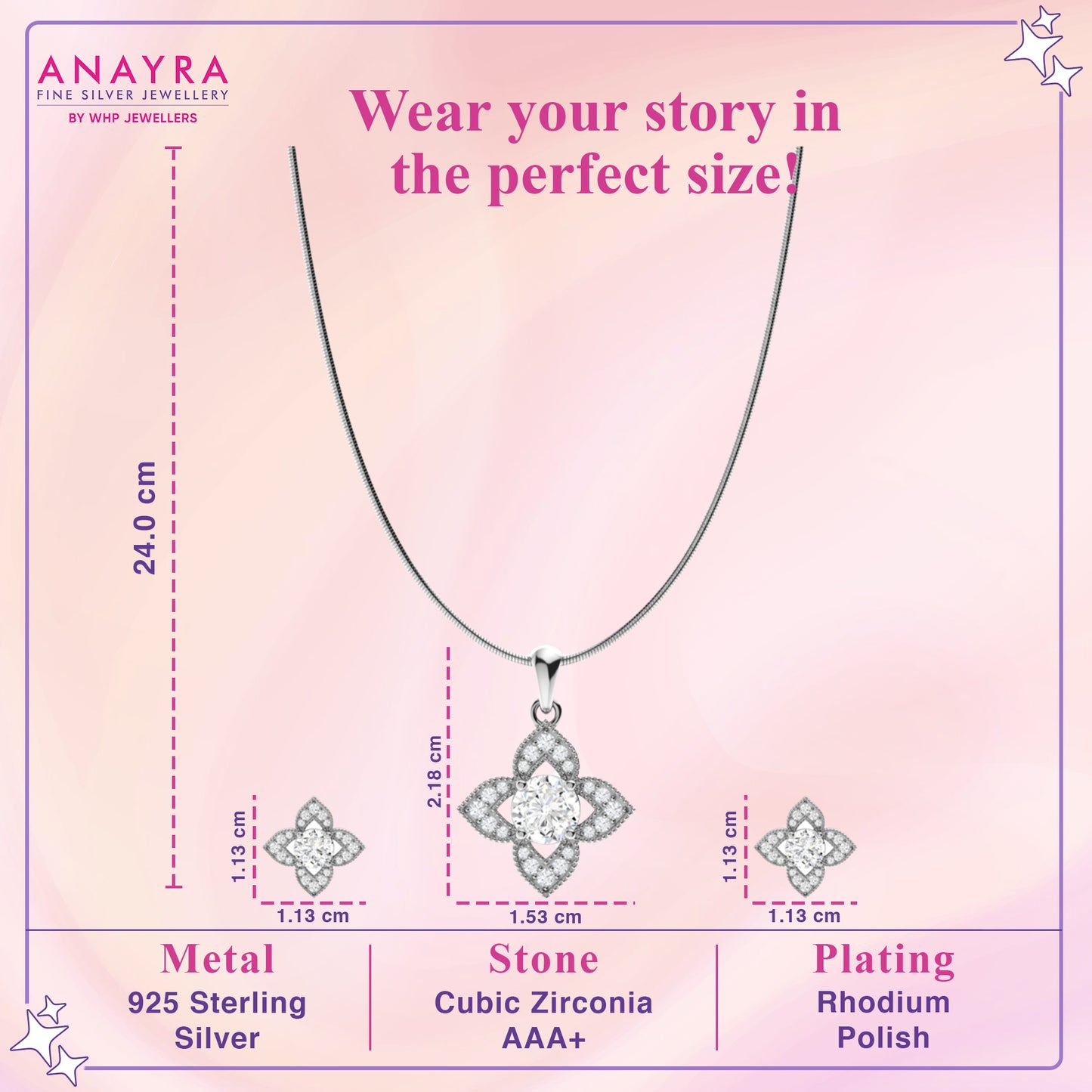 Silver Reverie Pendant Set