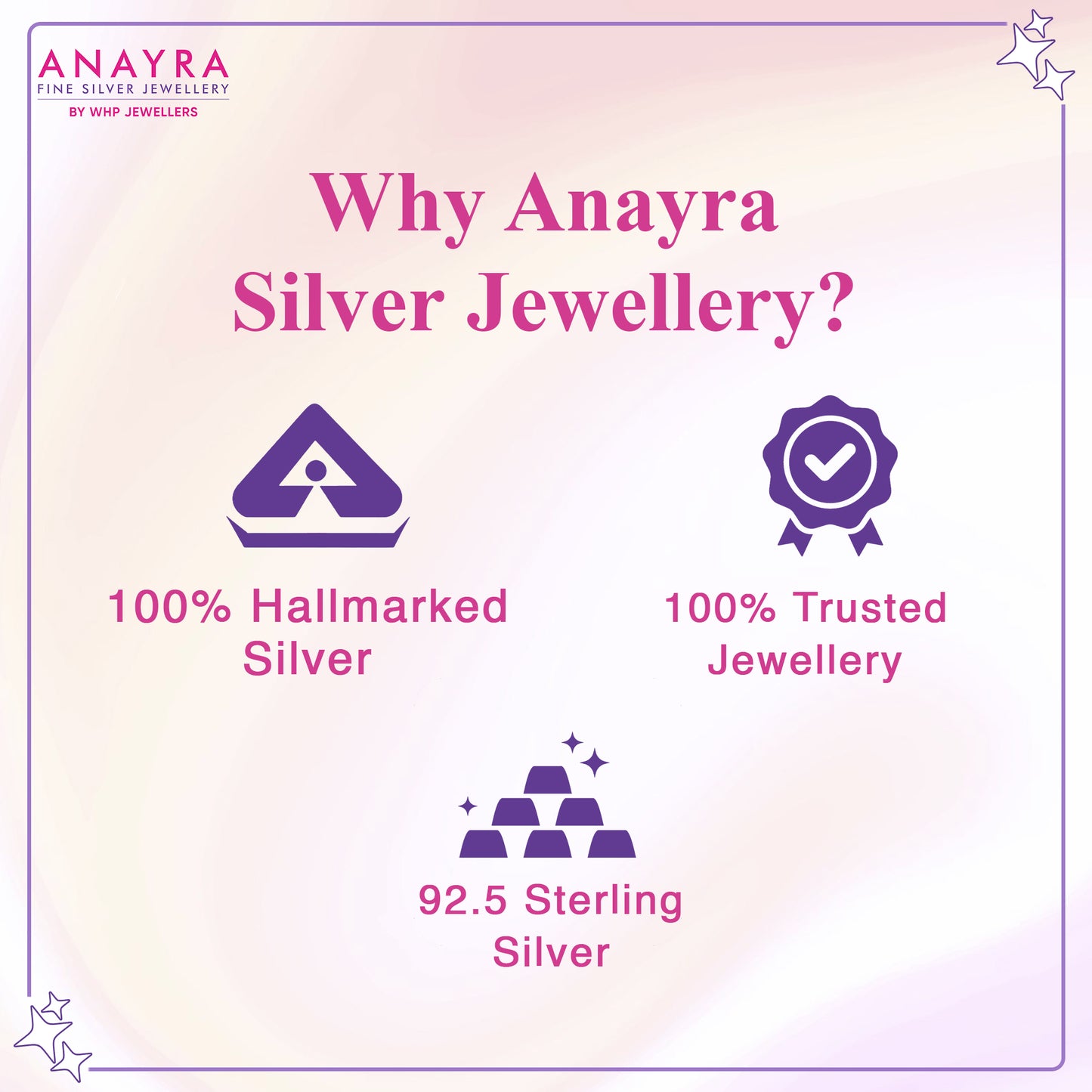 Silver Crystal Studded Pendant