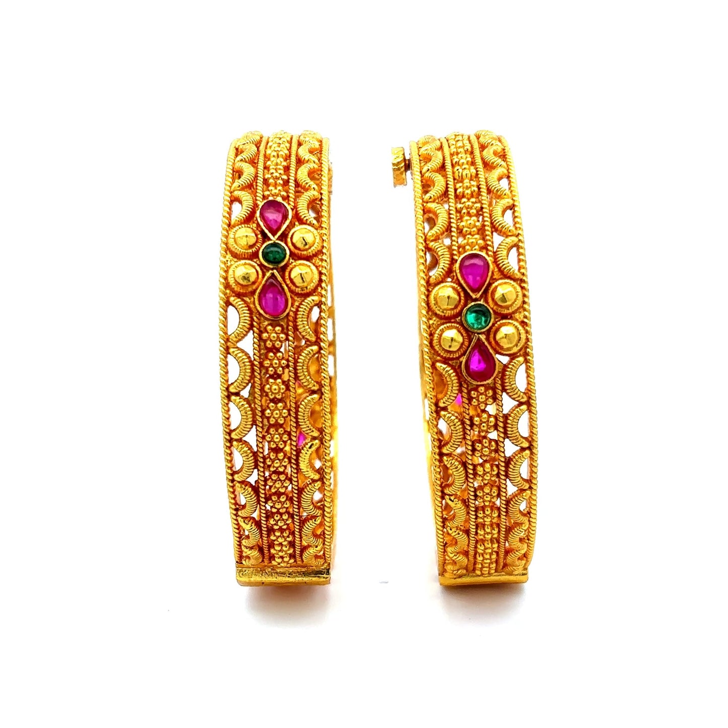 Ethnic Gold Bangles