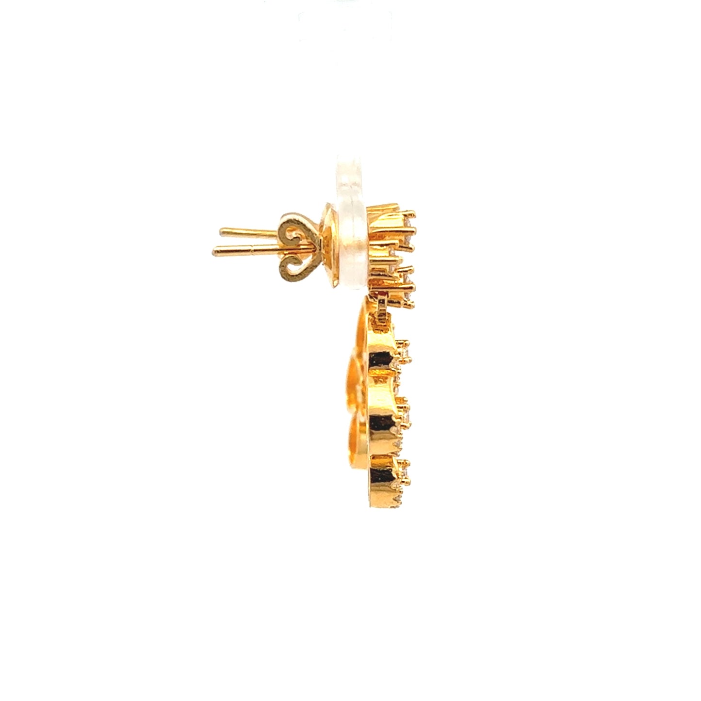 Pearl Dew Drop Gold Necklace Set