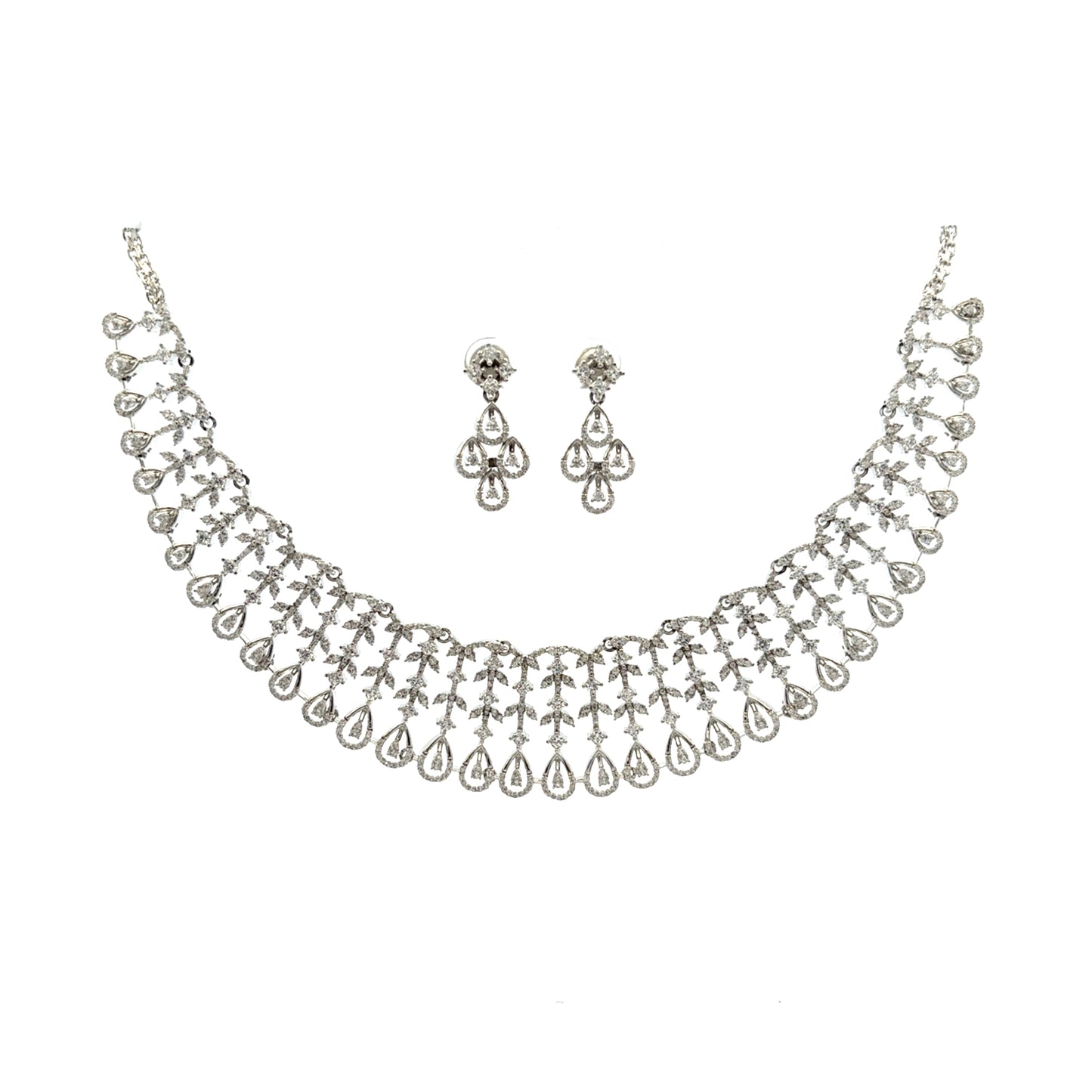 Silver Gold Plated Traditional Necklace