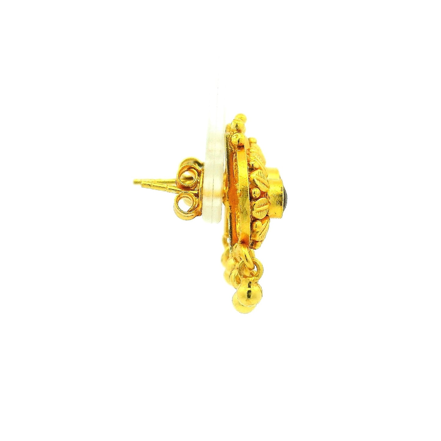 Traditional Matte Gold Necklace Set