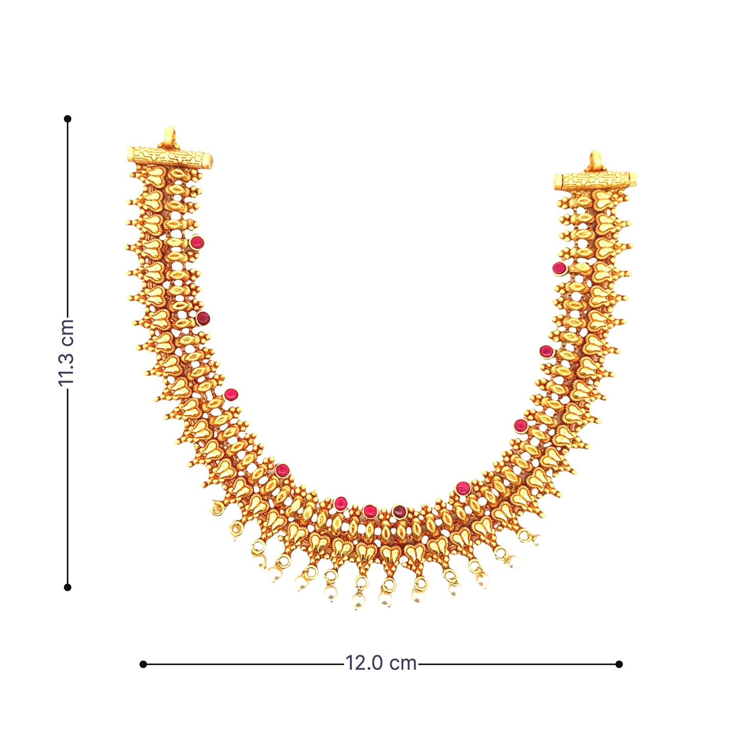 Golden Luxe Silver Choker Set