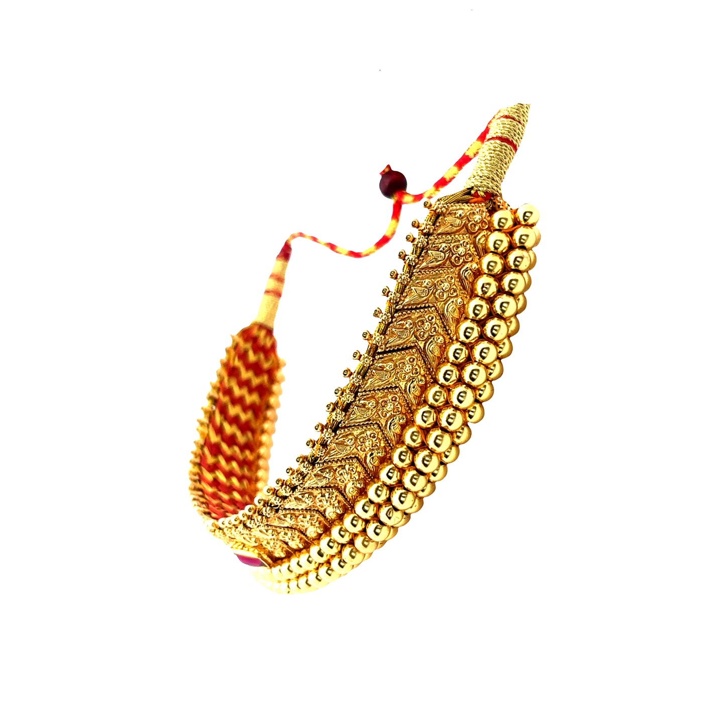 Antique Finish Gold Choker Set