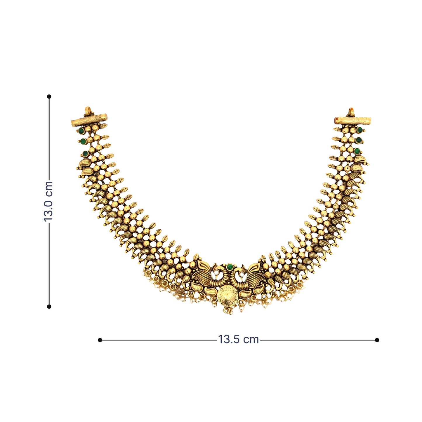 Gold Plated Choker Necklace Set