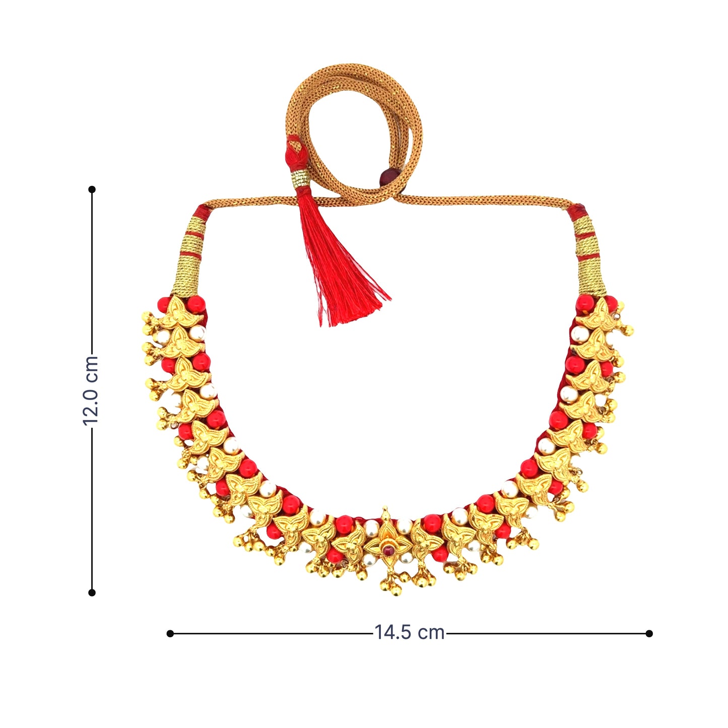 Scarlet Bloom Necklace Set