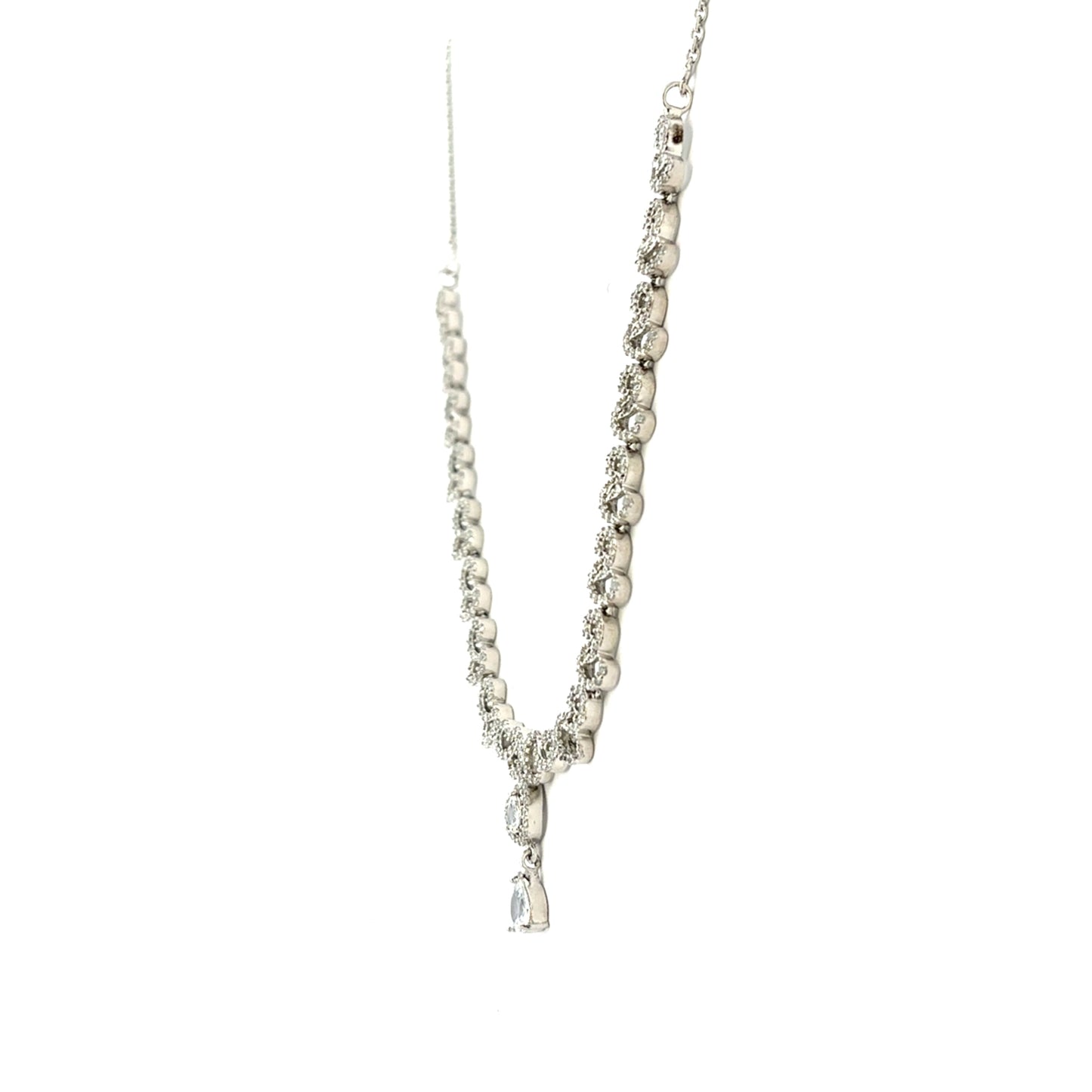 Graceful Loop Charm Necklace Set
