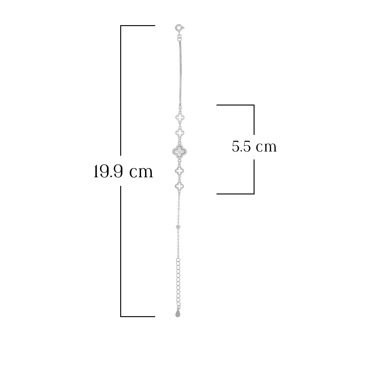 Delicate Clover Design Bracelet