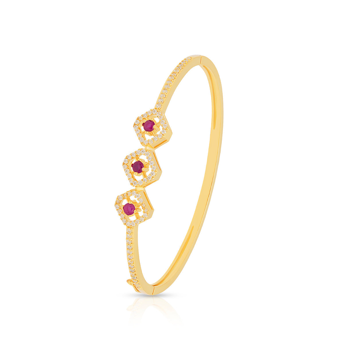 Triple Radiance Gold Bracelet