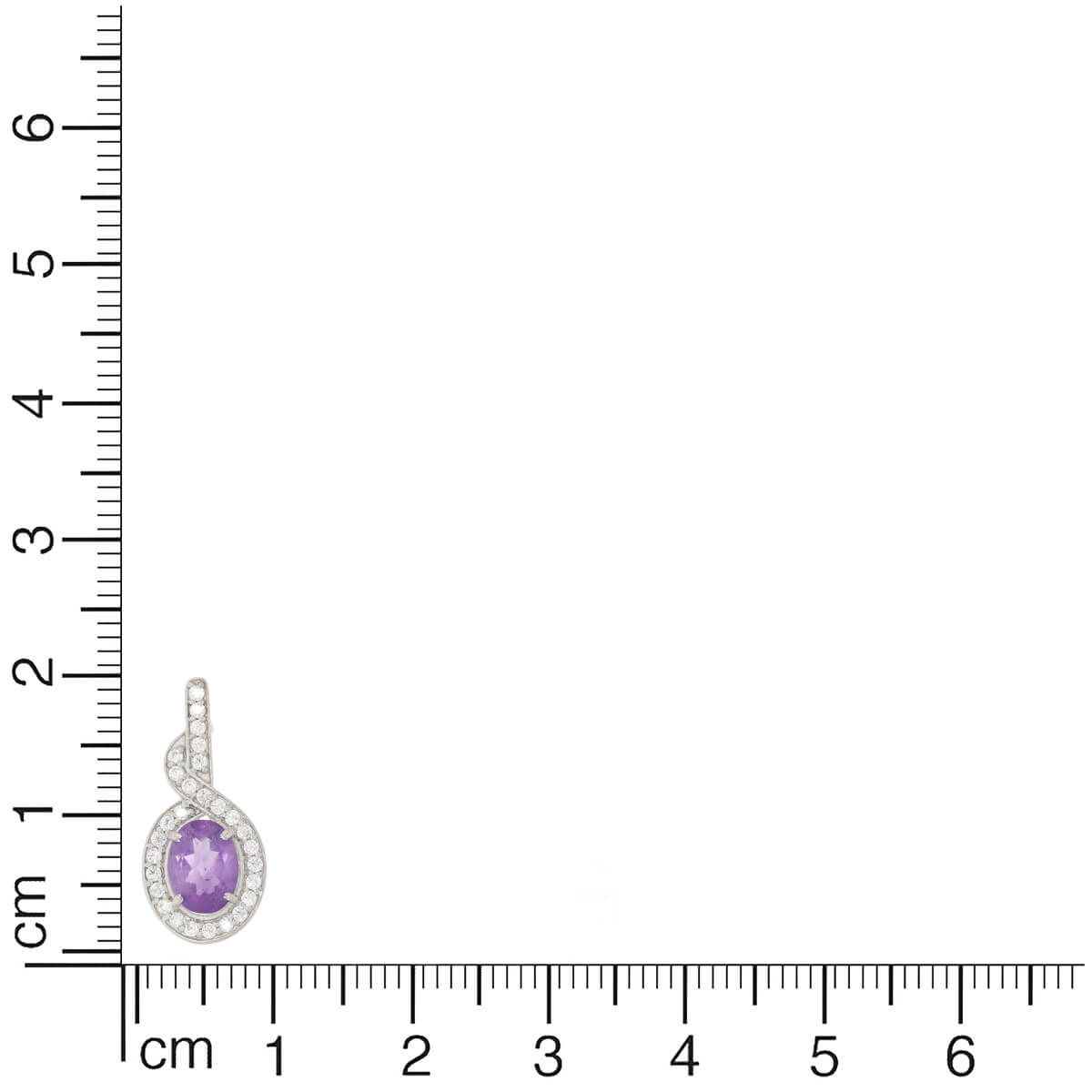 Curving Glory Diamond Earring