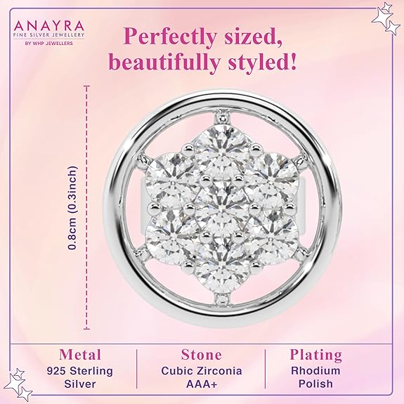 Silver Twilight Cluster Studs