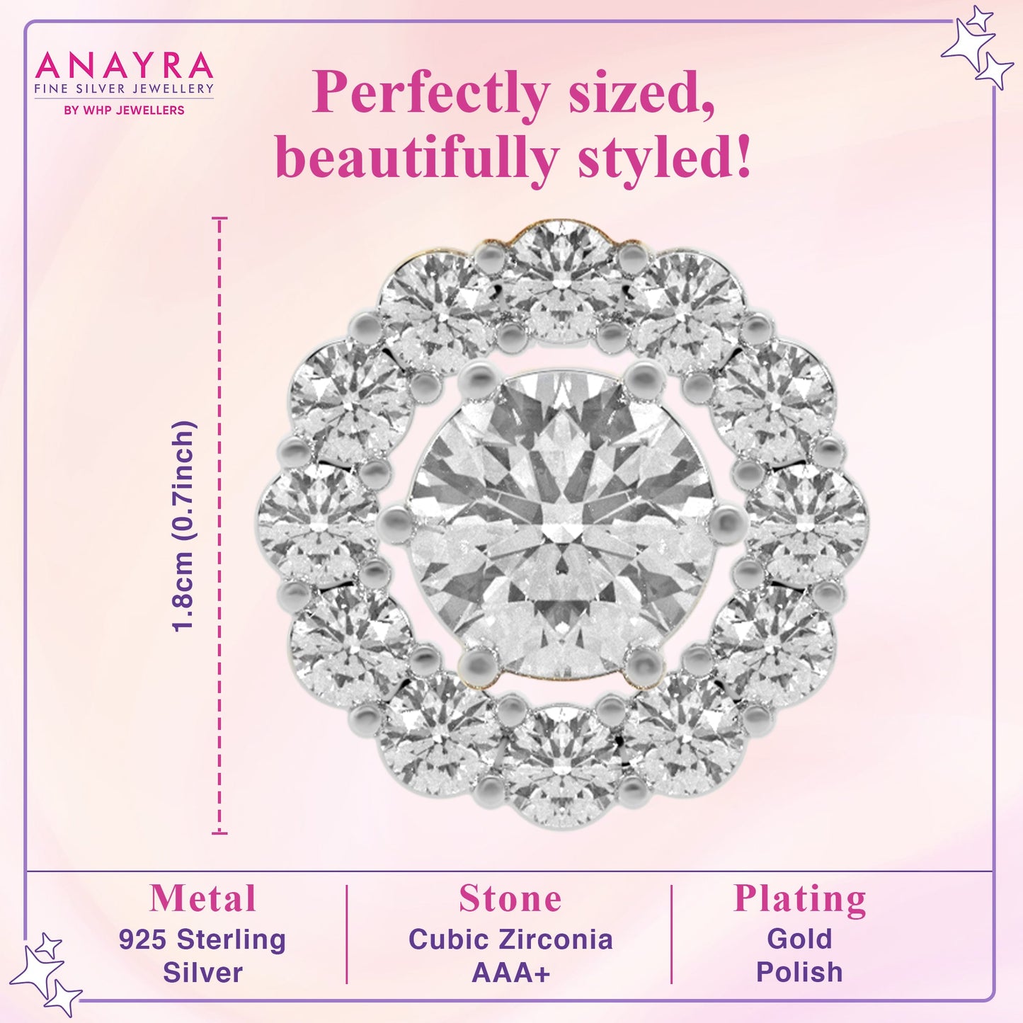 Convertible Diamond Circle Earrings