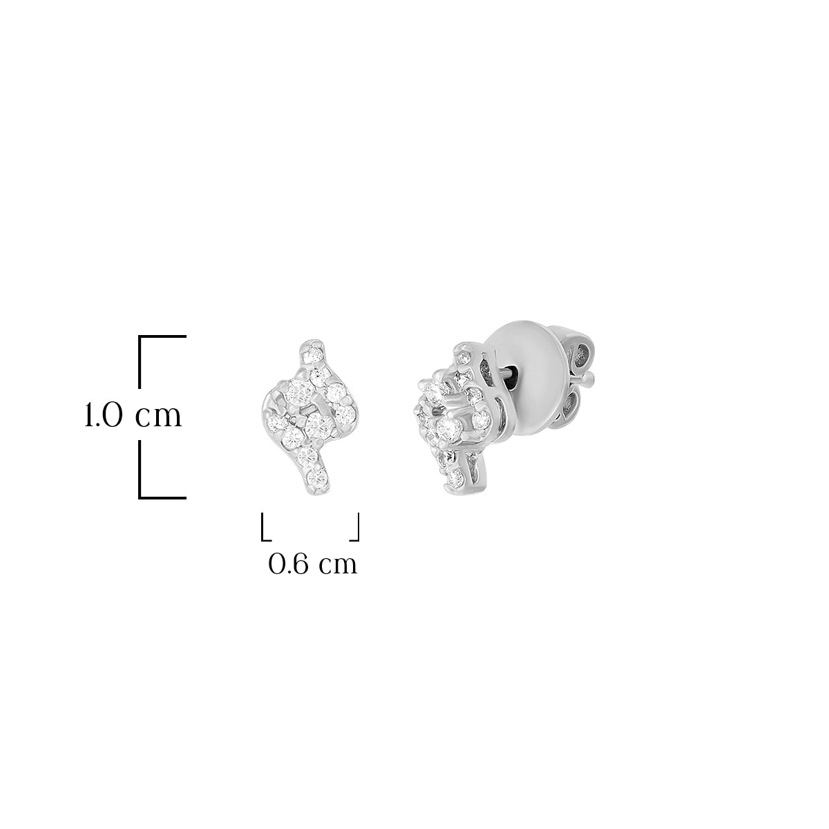 Floral Cluster Stud Earrings