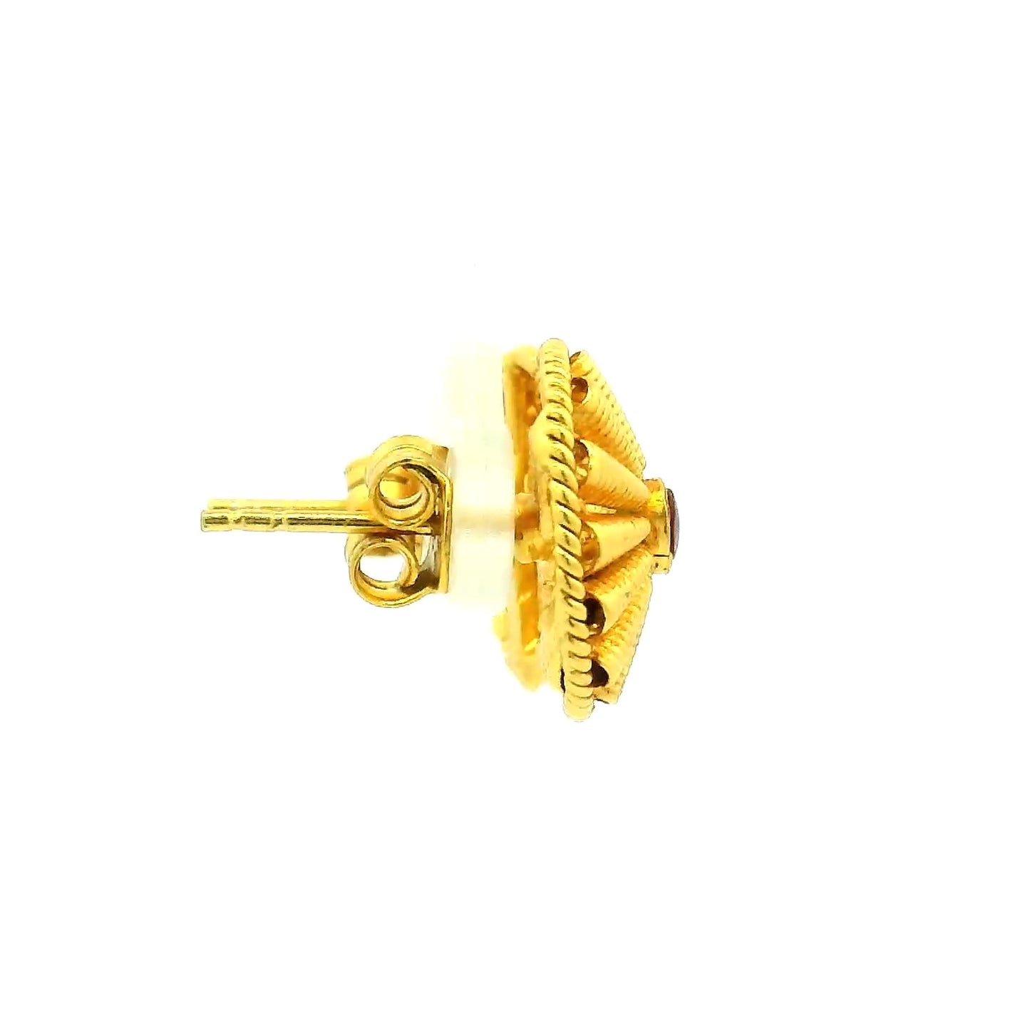 Traditional Ruby Stud Earrings