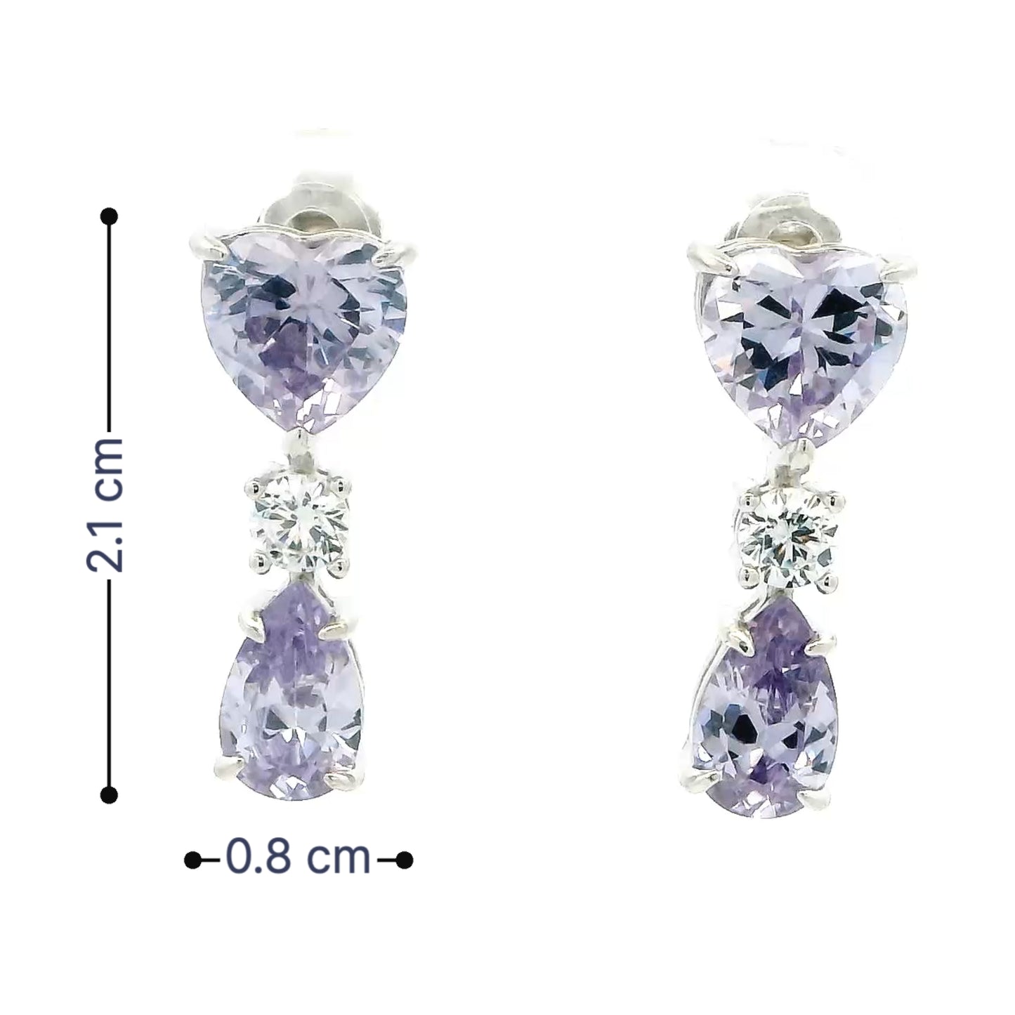 Chic Lavender Earrings