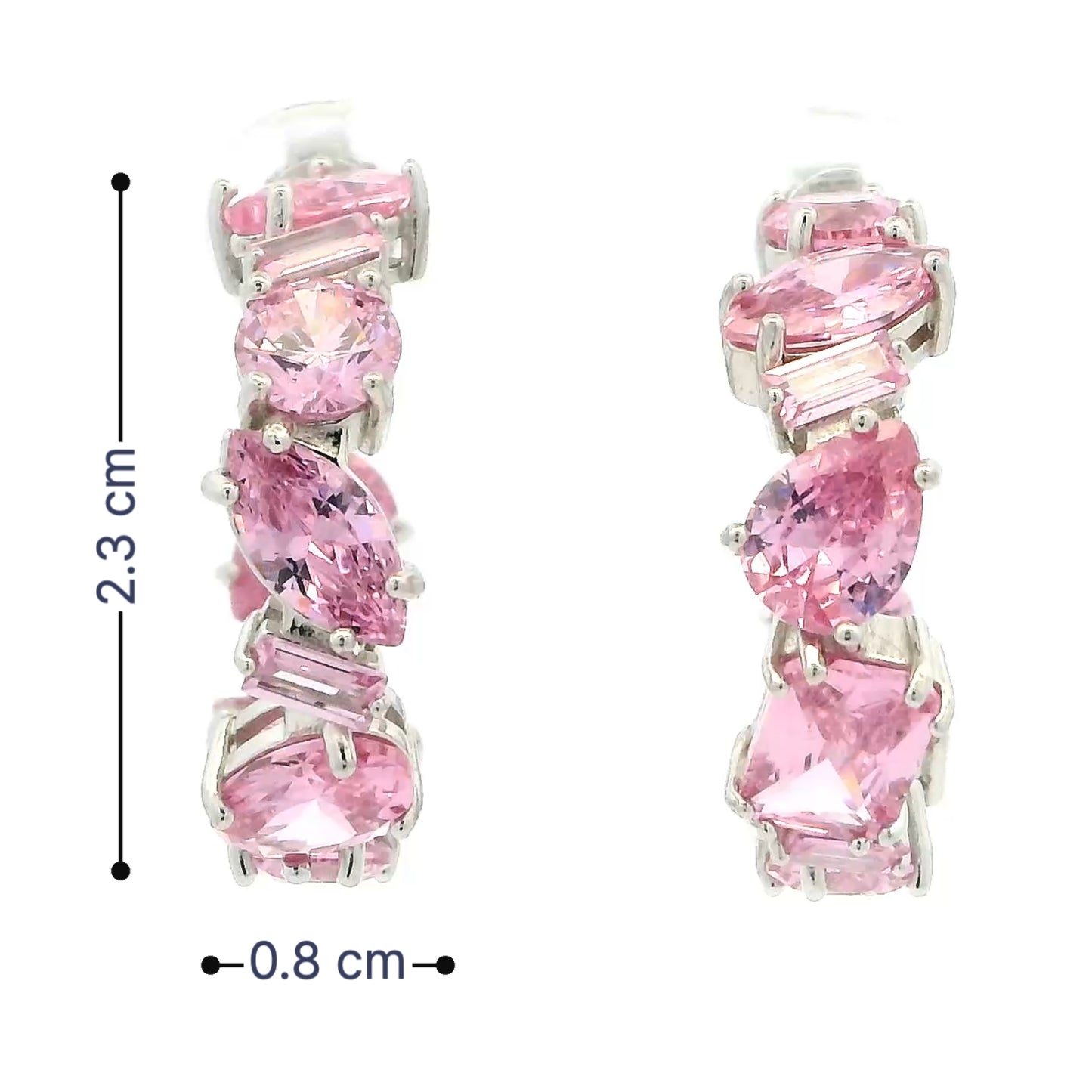 trendy-pink-crystal-earrings