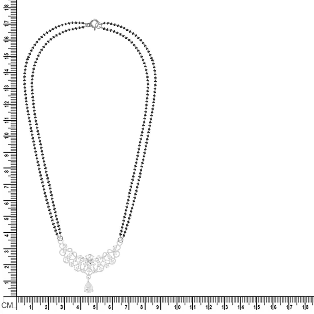 Silver Alluring Mangalsutra Set