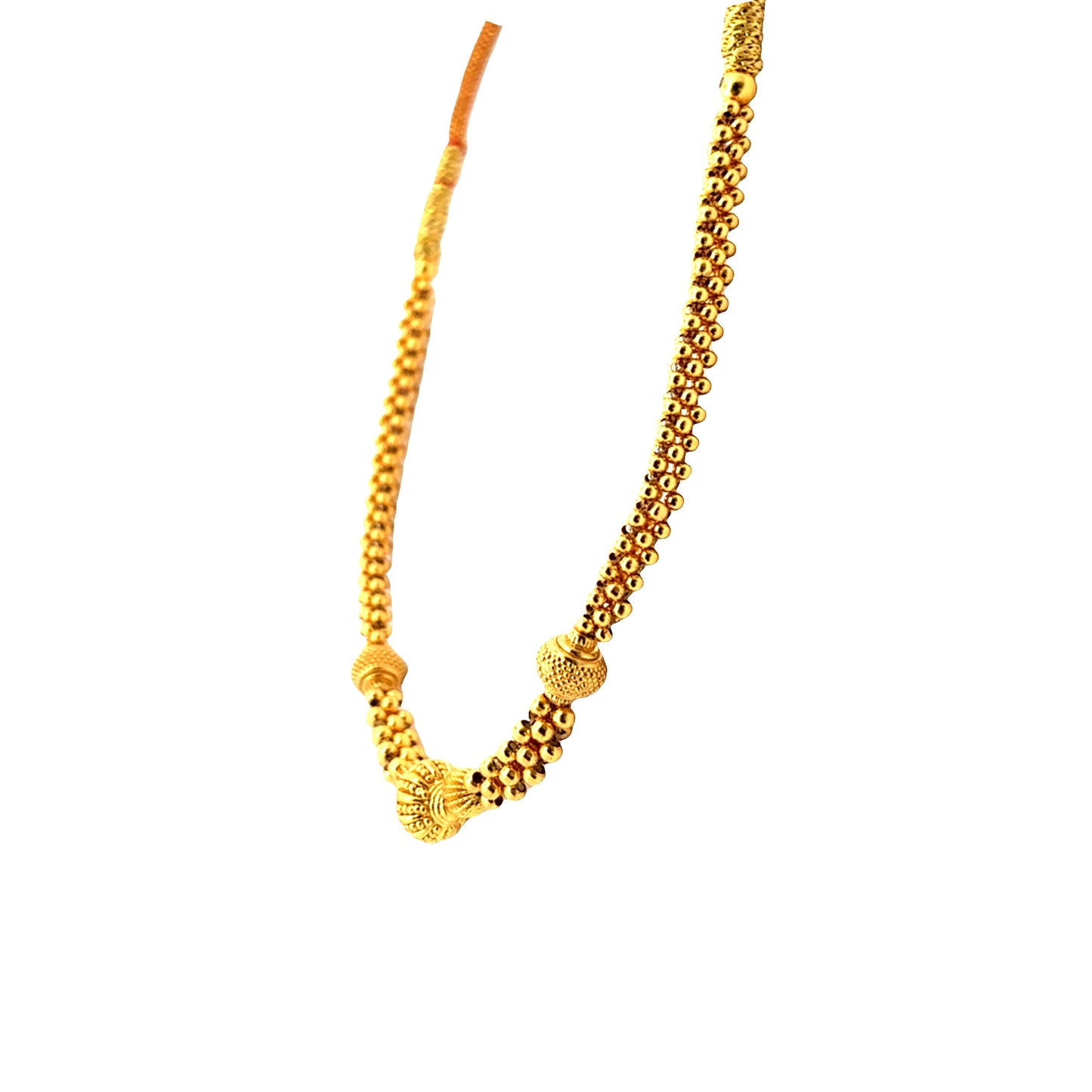 Golden Aura Beaded Necklace