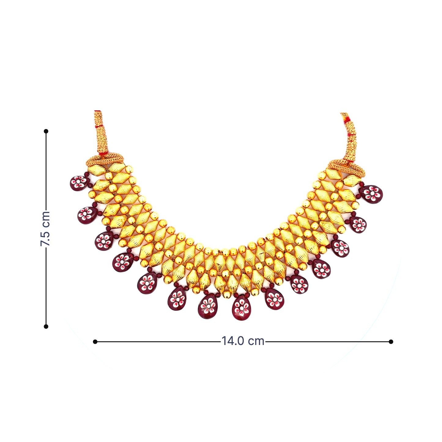Royal Ruby Gold Choker