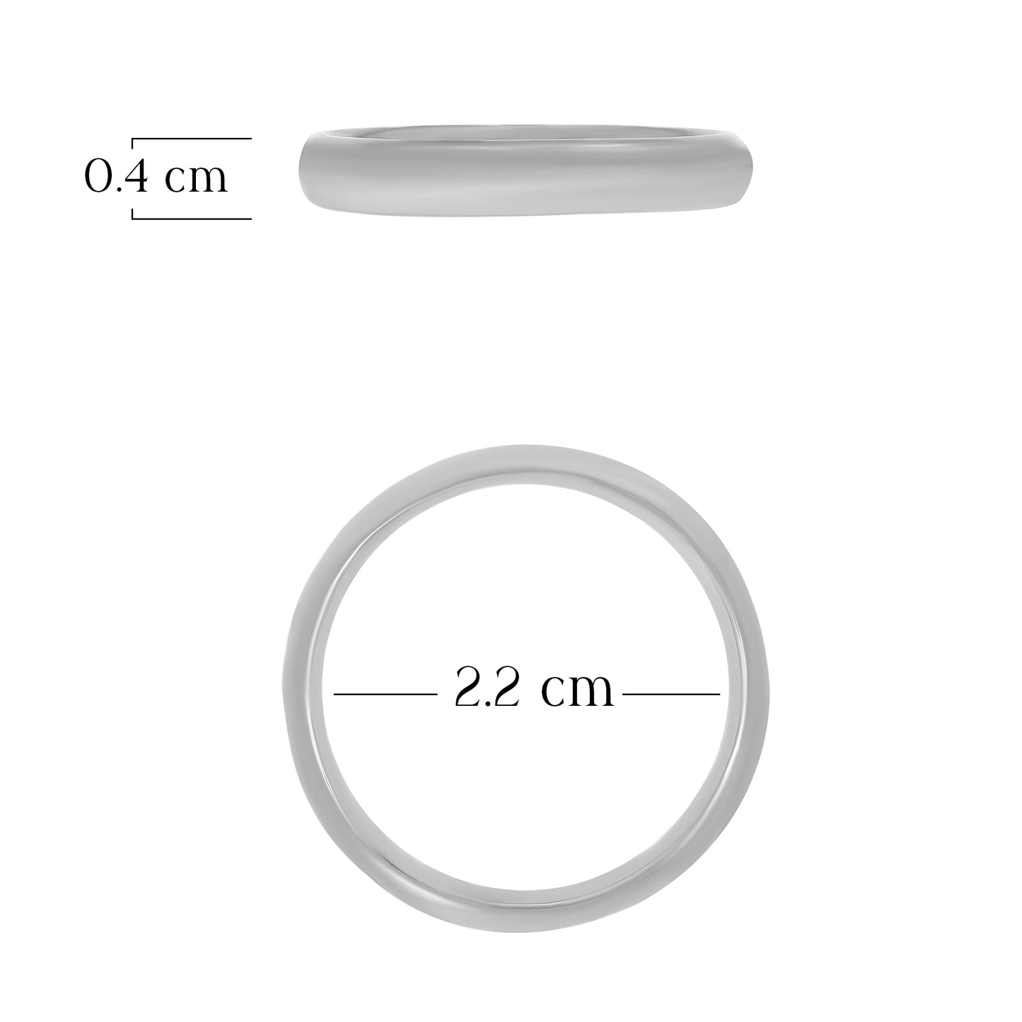 Classic Plain Band Ring
