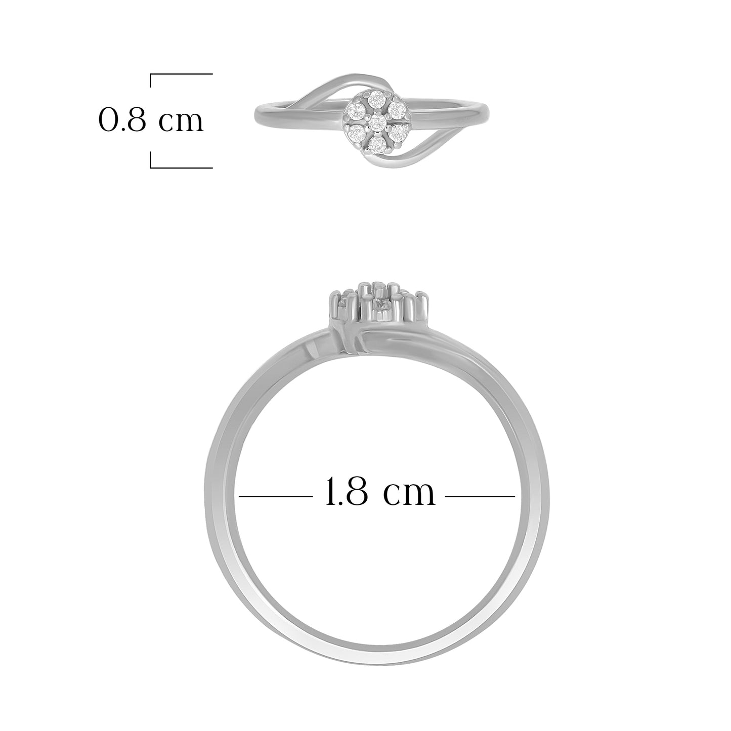 Celeste Bloom Cluster Ring