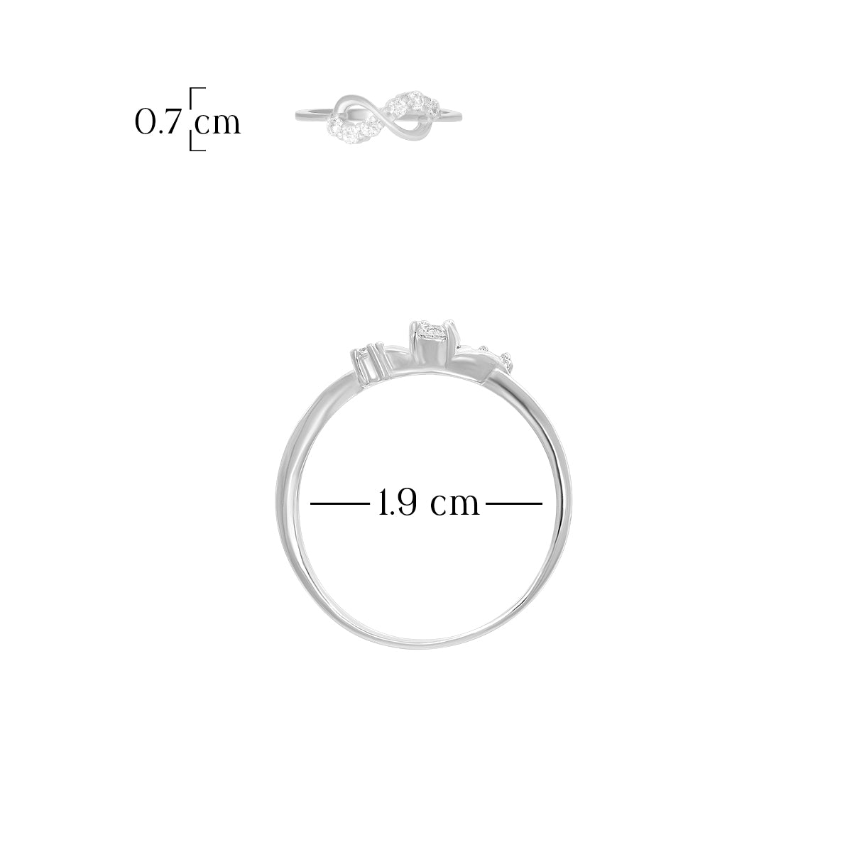Classic Infinity Pattern Ring