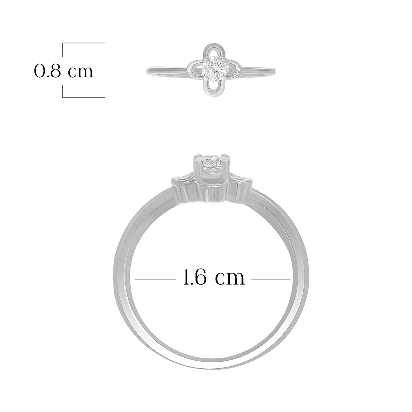 Charming Floral Style Ring