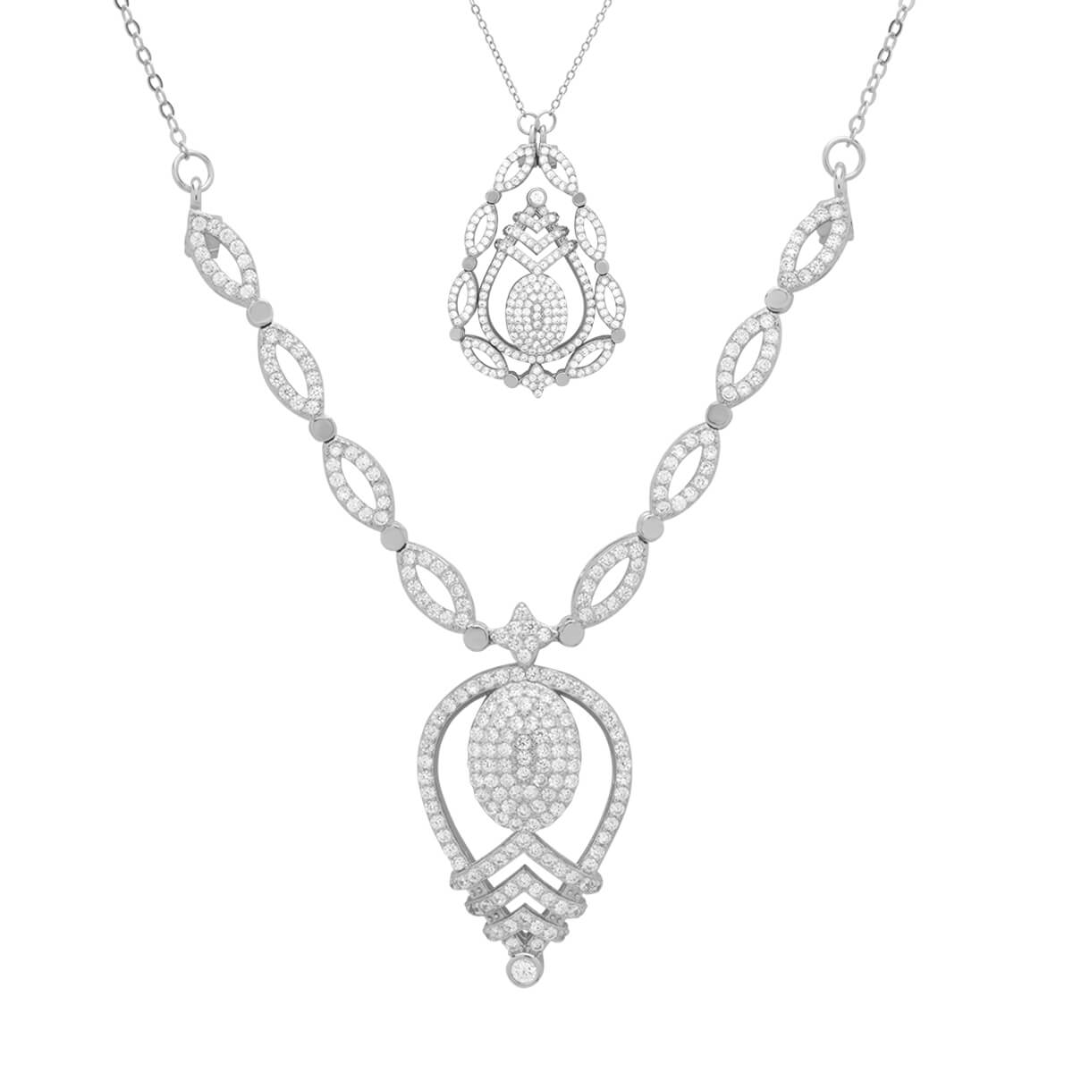 Diamond Necklace Set Platinum Evara Jewellery With Price Diamond