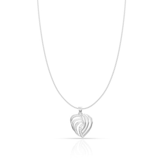 Silver Delight Heart Pendant