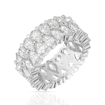 Delicate Crown Diamond Ring
