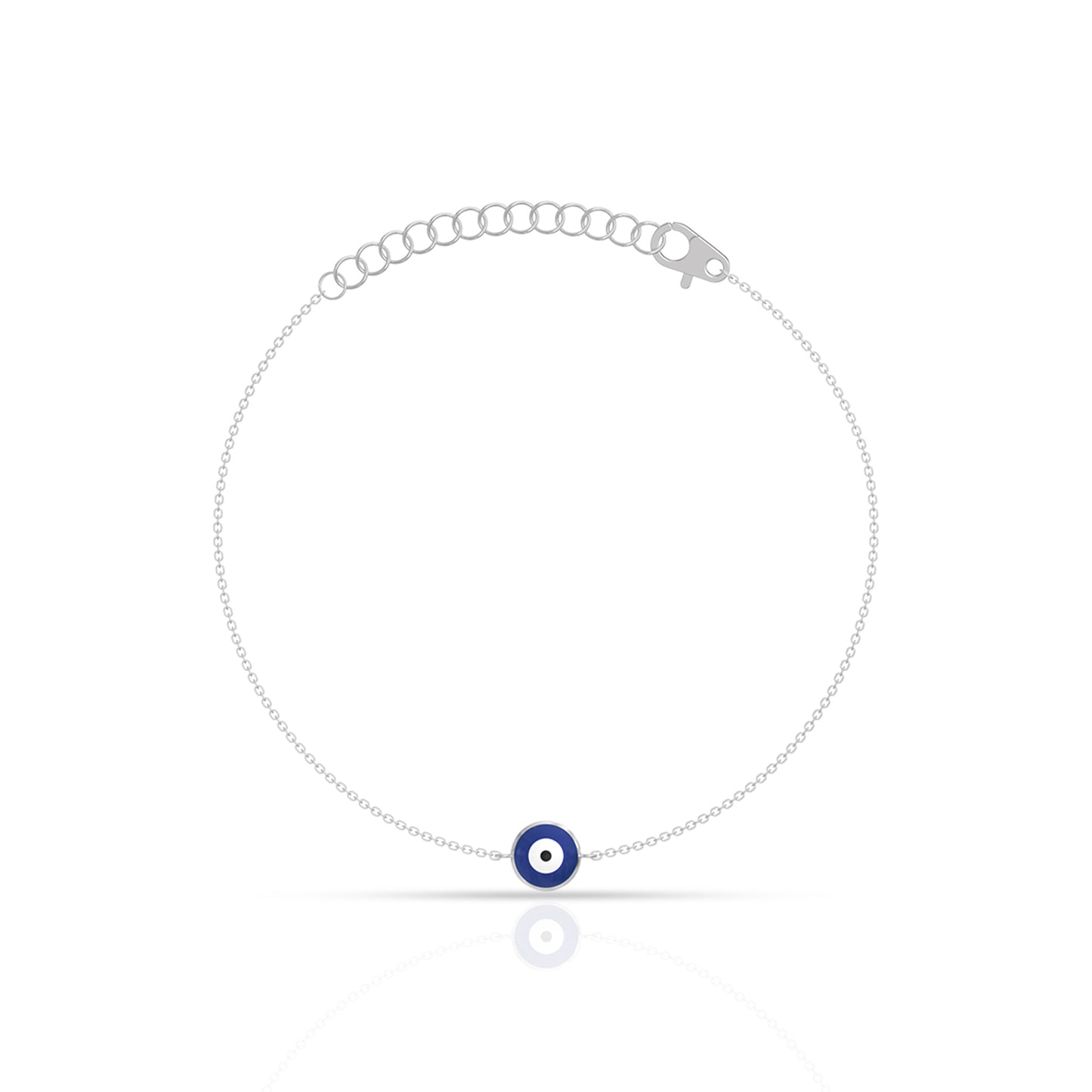 925 Sterling Silver Evil Eye American Diamond The Felice Evil Eye Bracelet